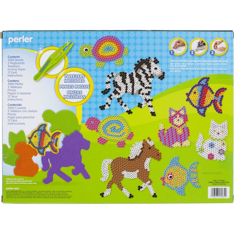Perler Pet Parade Deluxe Fuse Bead Craft Activity Kit, 5020 pcs - Image 2